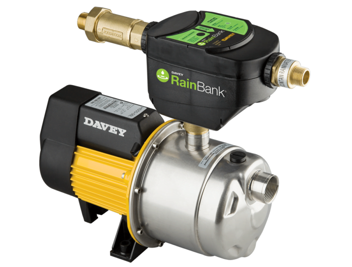 Davey Surface Mounted RainBank & Pump with Finger Float