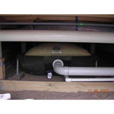 Rain water hidden under house